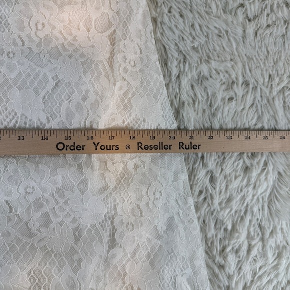 Baltic Born Vivianne Maxi Dress Lace Flutter Sleeve VNeck White Size XL Boho New - Picture 9 of 16